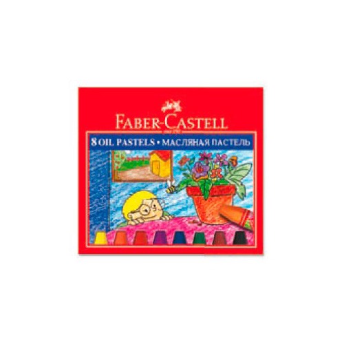 Масляная пастель Faber-Castell 125308 8цв. картон.кор. 12 шт./кор.