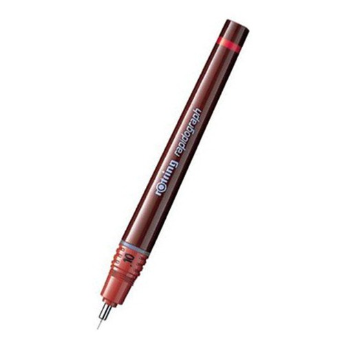 Рапидограф Rotring 1903234 0.1мм съемный пишущий узел/сменный картридж