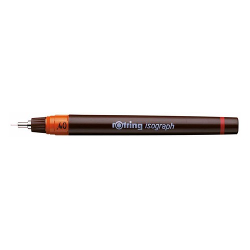 Рапидограф Rotring 1903239 0.4мм съемный пишущий узел/сменный картридж