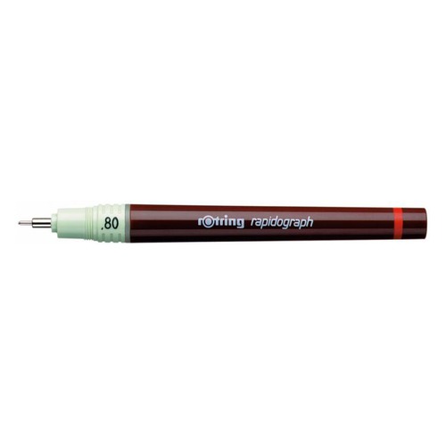 Рапидограф Rotring 1903474 0.8мм съемный пишущий узел/сменный картридж