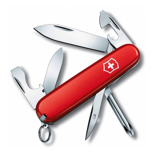 Складной нож VICTORINOX Tinker Small, 12 функций, 84мм, красный