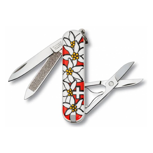 Складной нож VICTORINOX Classsic Edelweiss, 7 функций, 58мм [0.6203.840]