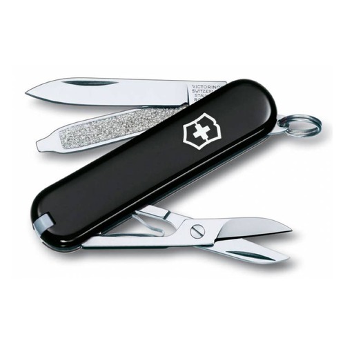 Складной нож VICTORINOX Classic, 7 функций, 58мм, черный