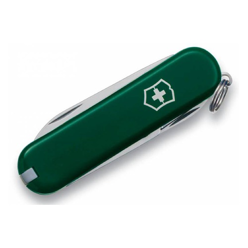 Складной нож VICTORINOX Classic, 7 функций, 58мм, зеленый