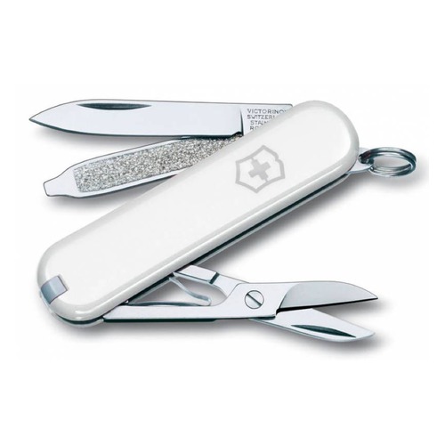 Складной нож VICTORINOX Classic, 7 функций, 58мм, белый