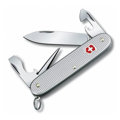 Складной нож VICTORINOX Pioneer Alox, 8 функций, 93мм, серебристый [0.8201.26]