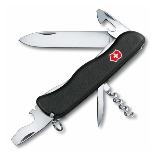 Складной нож VICTORINOX picknicker, 11 функций, 111мм, черный