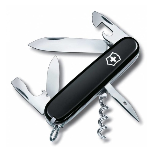 Складной нож VICTORINOX Spartan, 12 функций, 91мм, черный [1.3603.3]