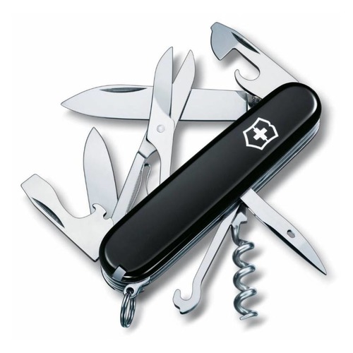 Складной нож VICTORINOX Climber, 14 функций, 91мм, черный [1.3703.3]