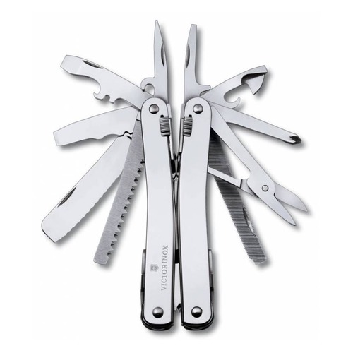 Мультитул VICTORINOX SwissTool Spirit XC, 26 функций, серебристый [3.0227.l]