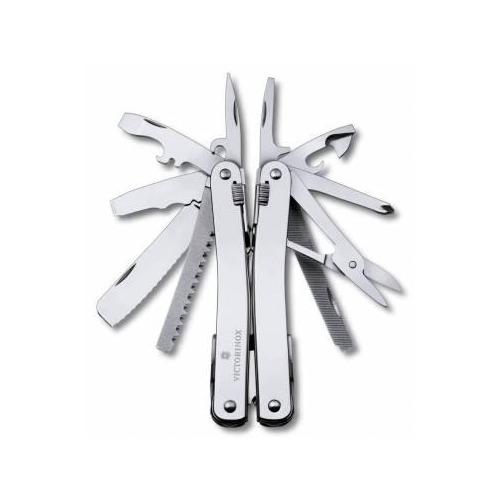 Мультитул VICTORINOX SwissTool Spirit, 26 функций, серебристый [3.0227.l1]