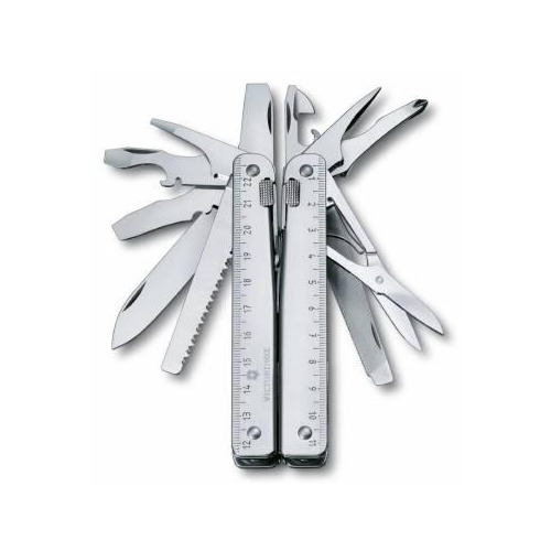 Мультитул VICTORINOX SwissTool X, 28 функций, серебристый [3.0327.l]