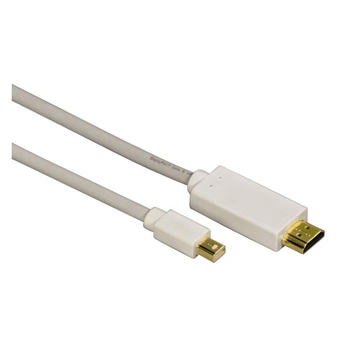 Кабель видео HAMA H-53220, HDMI (m) - Mini Displayport , 1.5м, GOLD серый [00053220]