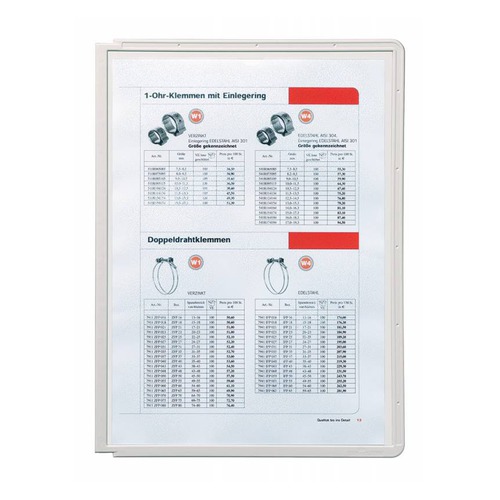 Демонстрационная панель для демонстрационных систем Durable Sherpa 5606-10 серый 5 шт./кор.