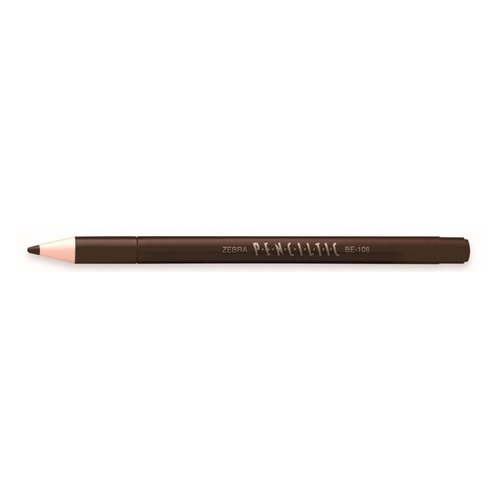 Ручка-роллер Zebra PENCILTIC (BE-108 BK) 0.5мм игловидный пиш. наконечник черный 12 шт./кор.