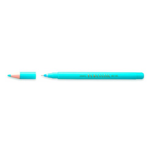 Ручка-роллер Zebra PENCILTIC (BE-108 LB) 0.5мм игловидный пиш. наконечник голубой 12 шт./кор.