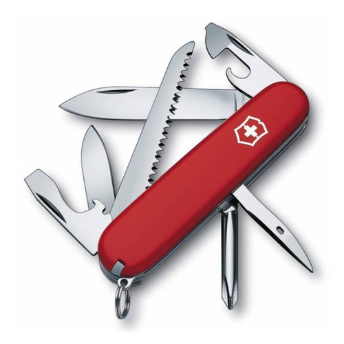 Складной нож VICTORINOX Hiker, 13 функций, 91мм, красный