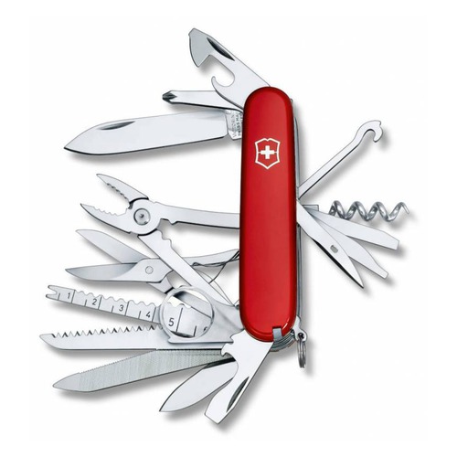 Складной нож VICTORINOX SwissChamp, 33 функций, 91мм, красный [1.6795]