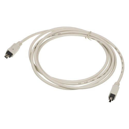 Кабель FireWire NINGBO FireWire 4p (m) - FireWire 4p (m), 1.8м, черный