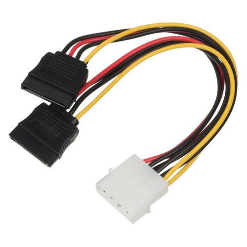 Кабель питания NINGBO Molex 8980 - SATA2 x , 0.18м