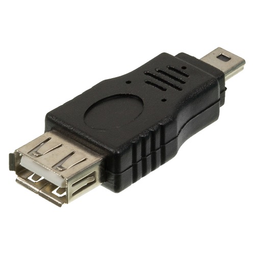 Переходник USB2.0 NINGBO mini USB B (m) - USB A(f)