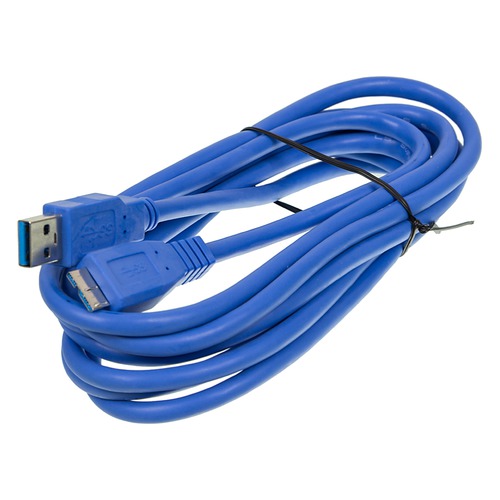 Кабель NINGBO micro USB B (m), USB A(m), 3м, синий