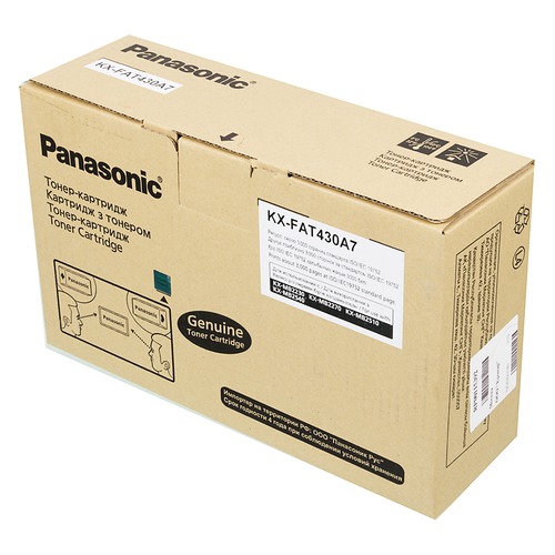 Картридж PANASONIC KX-FAT430A7, черный