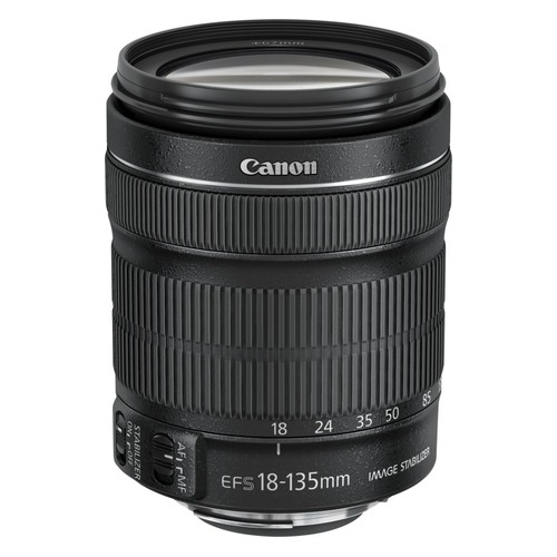 Объектив CANON 18-135mm f/3.5-5.6 EF-S IS STM, Canon EF-S, черный [6097b005]