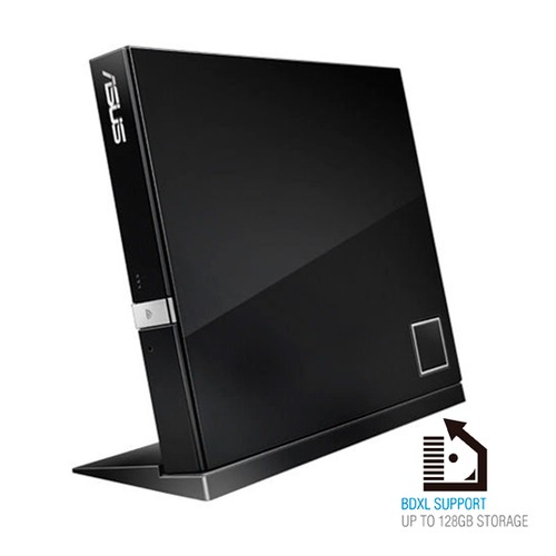Оптический привод Blu-Ray ASUS SBC-06D2X-U/BLK/G/AS, внешний, USB, черный, Ret