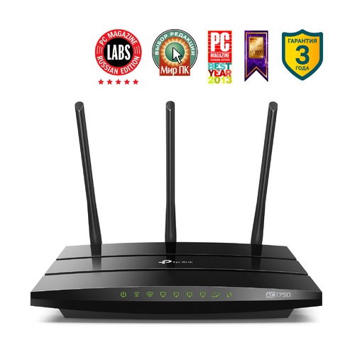 Беспроводной роутер TP-LINK Archer C7, черный