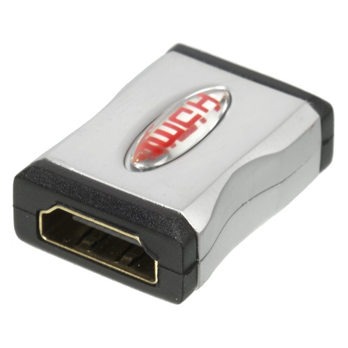 Адаптер аудио-видео HAMA HDMI (f) - HDMI (f) , GOLD серый [00122231]