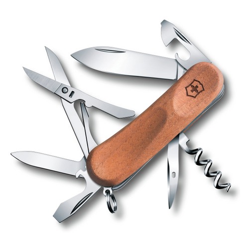 Складной нож VICTORINOX EvoWood 14, 12 функций, 85мм, дерево