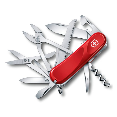 Складной нож VICTORINOX Evolution S52, 20 функций, 85мм, красный