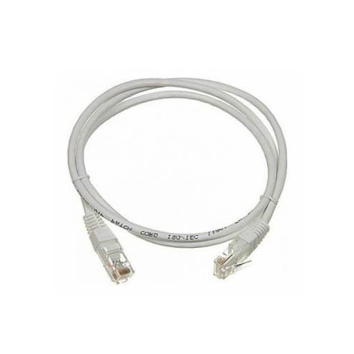 Кабель Патч-корд LANMASTER UTP, вилка RJ-45, вилка RJ-45, кат.6, ПВХ, 2м, серый [twt-45-45-2.0/6-gy]