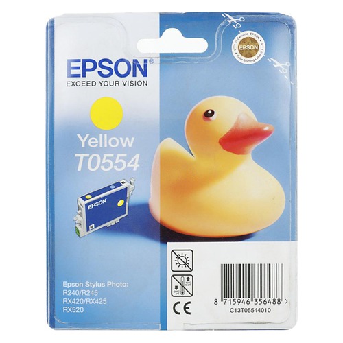 Картридж EPSON T0554, желтый [c13t05544010]