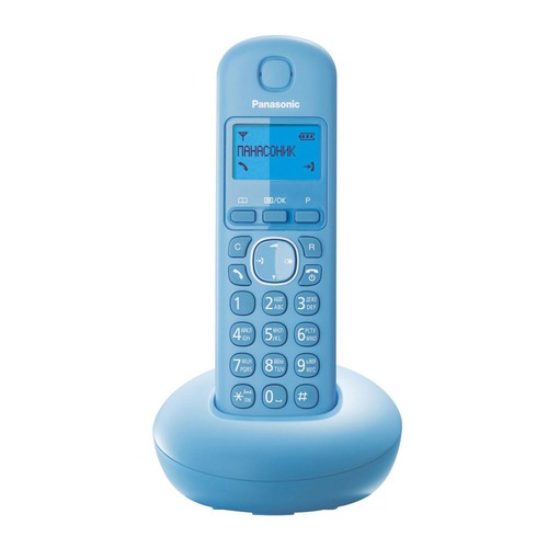 Радиотелефон PANASONIC KX-TGB210RUF, голубой