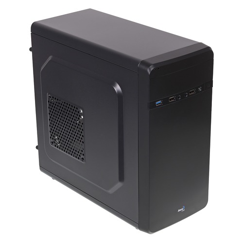 Корпус mATX AEROCOOL Qs-180, Mini-Tower, без БП, черный