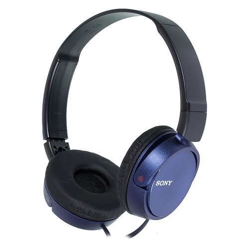 Наушники SONY MDR-ZX310, 3.5 мм, накладные, синий [mdrzx310l.ae]