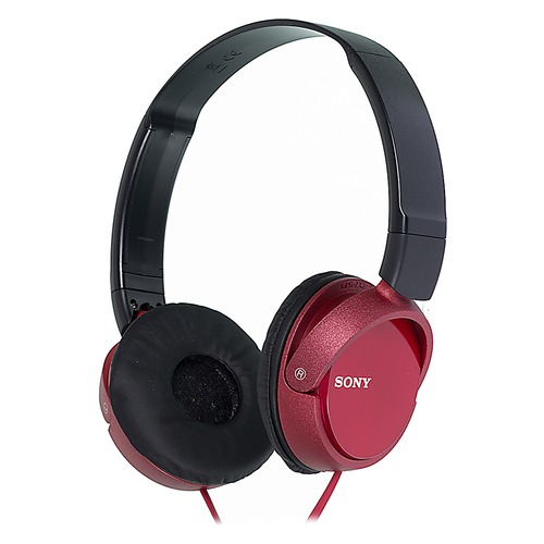 Наушники SONY MDR-ZX310, 3.5 мм, накладные, красный [mdrzx310r.ae]