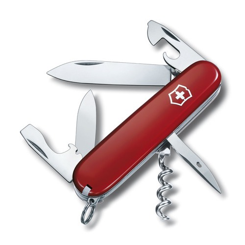 Складной нож VICTORINOX Spartan, 12 функций, 91мм, красный