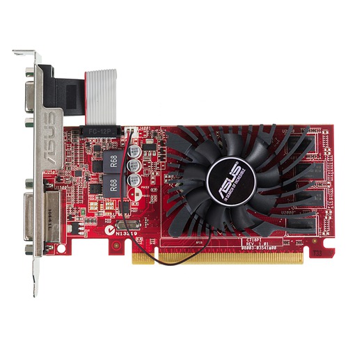 Видеокарта ASUS AMD Radeon R7 240 , R7240-OC-4GD3-L, 4Гб, DDR3, Low Profile, OC, Ret