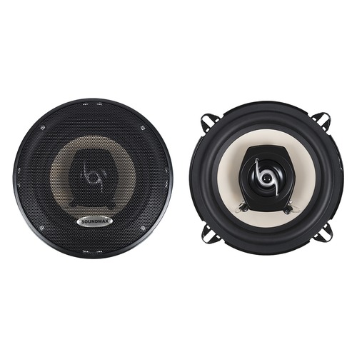 Колонки автомобильные SOUNDMAX SM-CSA502, коаксиальные, 140Вт, комплект 2 шт.