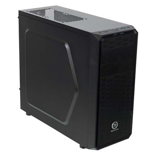 Корпус ATX THERMALTAKE Versa H25, Midi-Tower, без БП, черный