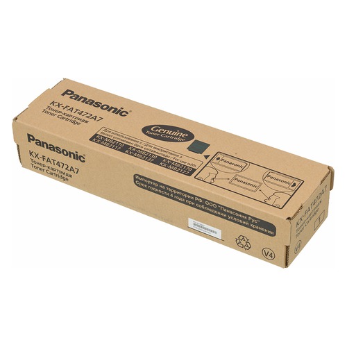 Картридж PANASONIC KX-FAT472A7, черный