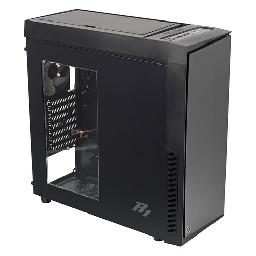 Корпус ATX ZALMAN R1, Midi-Tower, без БП, черный