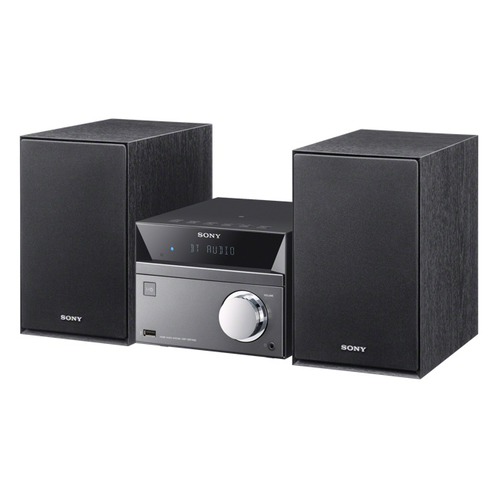 Микросистема Sony CMT-SBT40D черный/серебристый 50Вт/CD/CDRW/DVD/DVDRW/FM/USB/BT