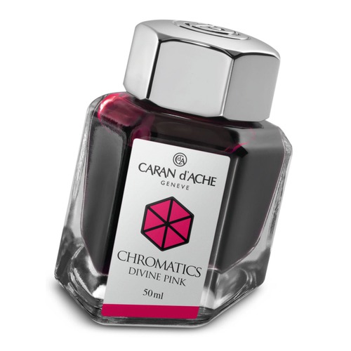 Флакон с чернилами Carandache Chromatics (8011.080) Divine pink чернила 50мл