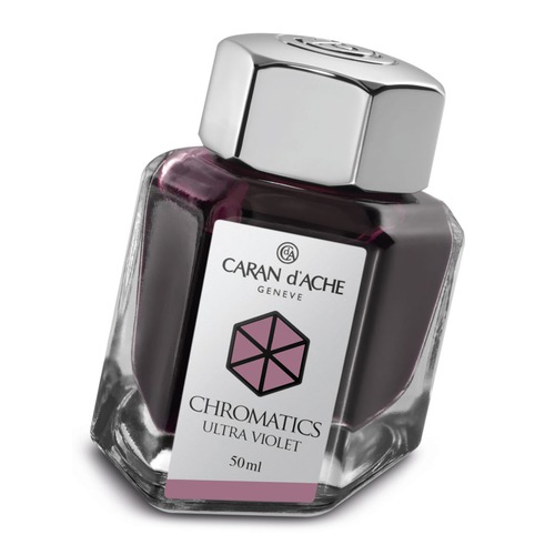 Флакон с чернилами Carandache Chromatics (8011.099) Ultraviolet чернила 50мл