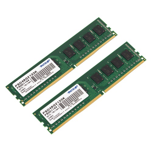 Модуль памяти PATRIOT Signature PSD48G2133K DDR4 - 2x 4Гб 2133, DIMM, Ret