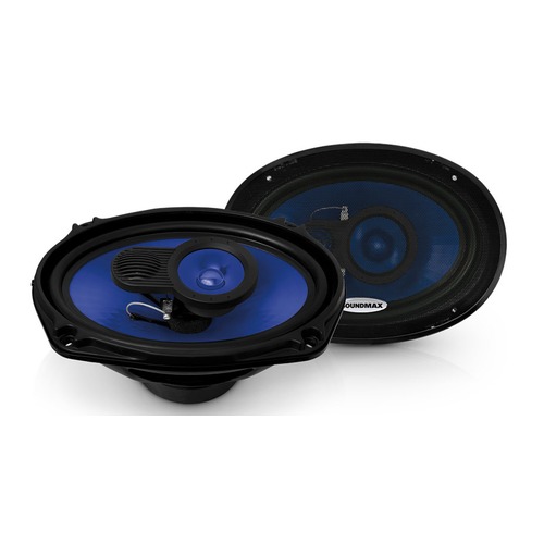 Колонки автомобильные SOUNDMAX SM-CSE693, коаксиальные, 220Вт, комплект 2 шт.